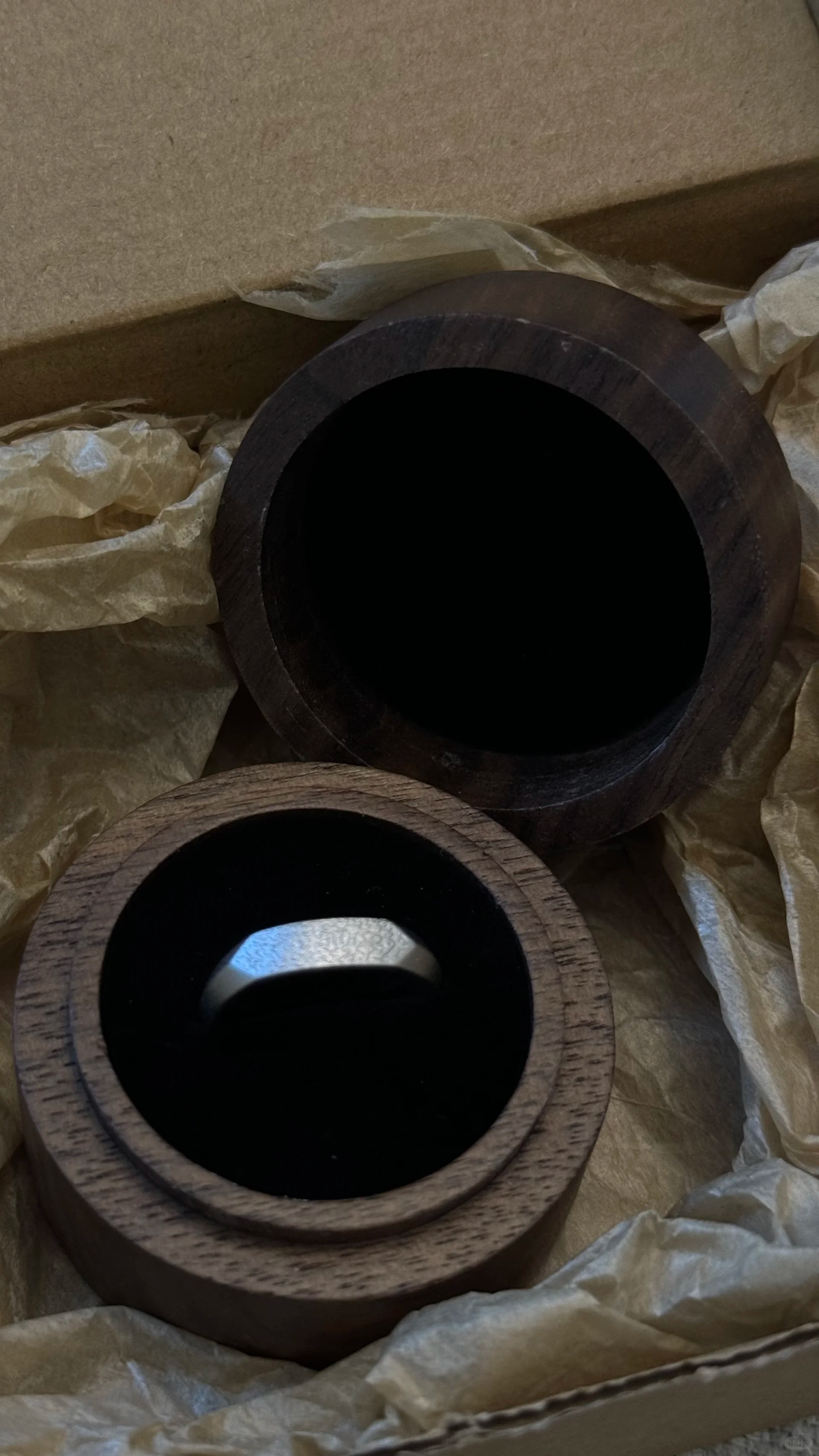 Cat nose print ring engraved with a real cat's nose print, photo 4