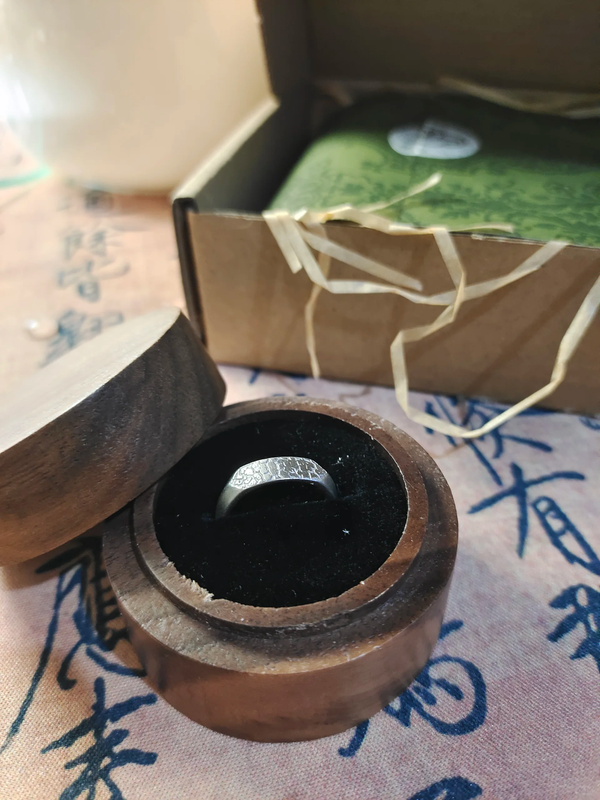 Dog nose print ring engraved with a real dog's nose print, photo 16