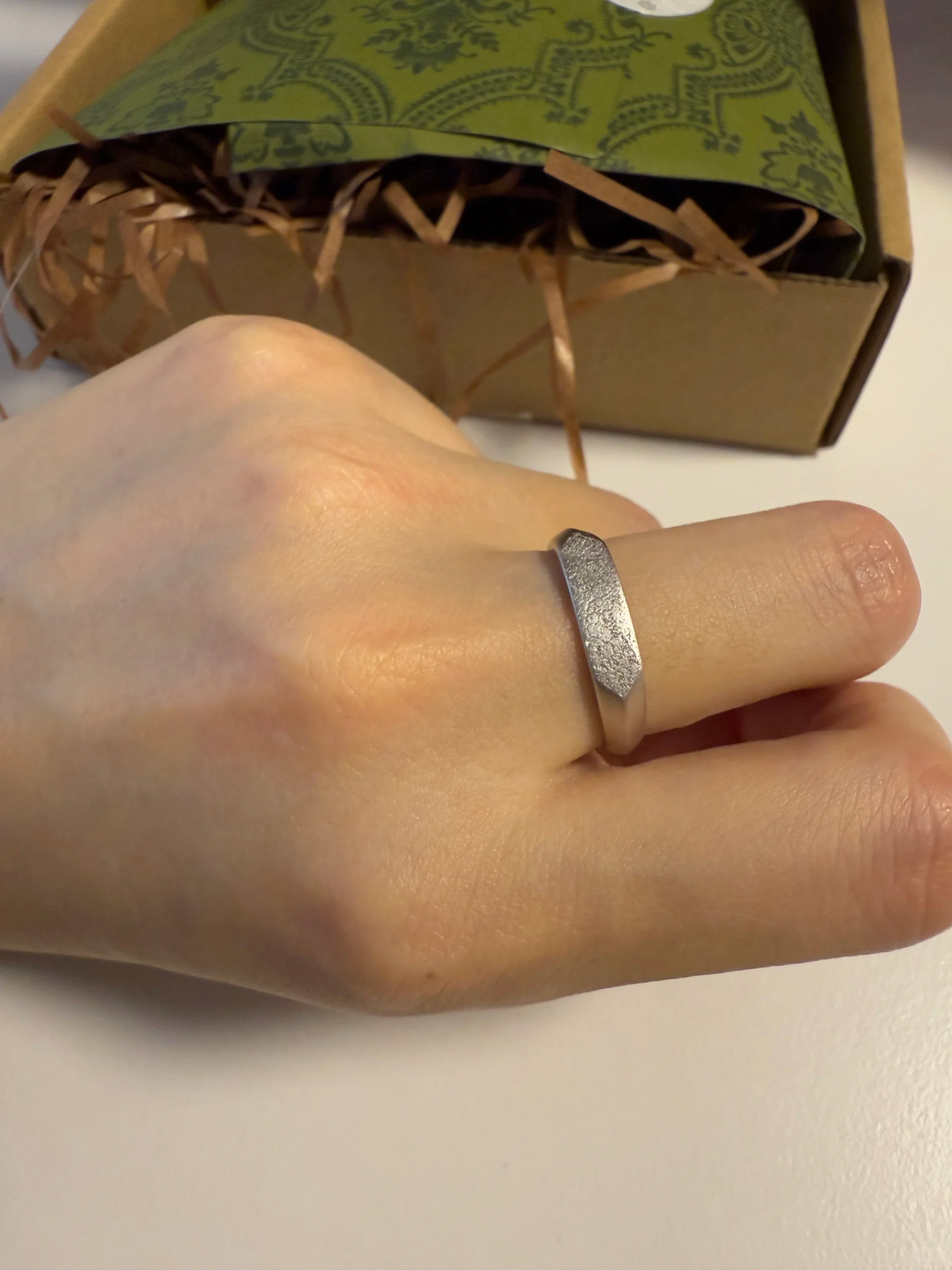 Dog nose print ring engraved with a real dog's nose print, photo 8